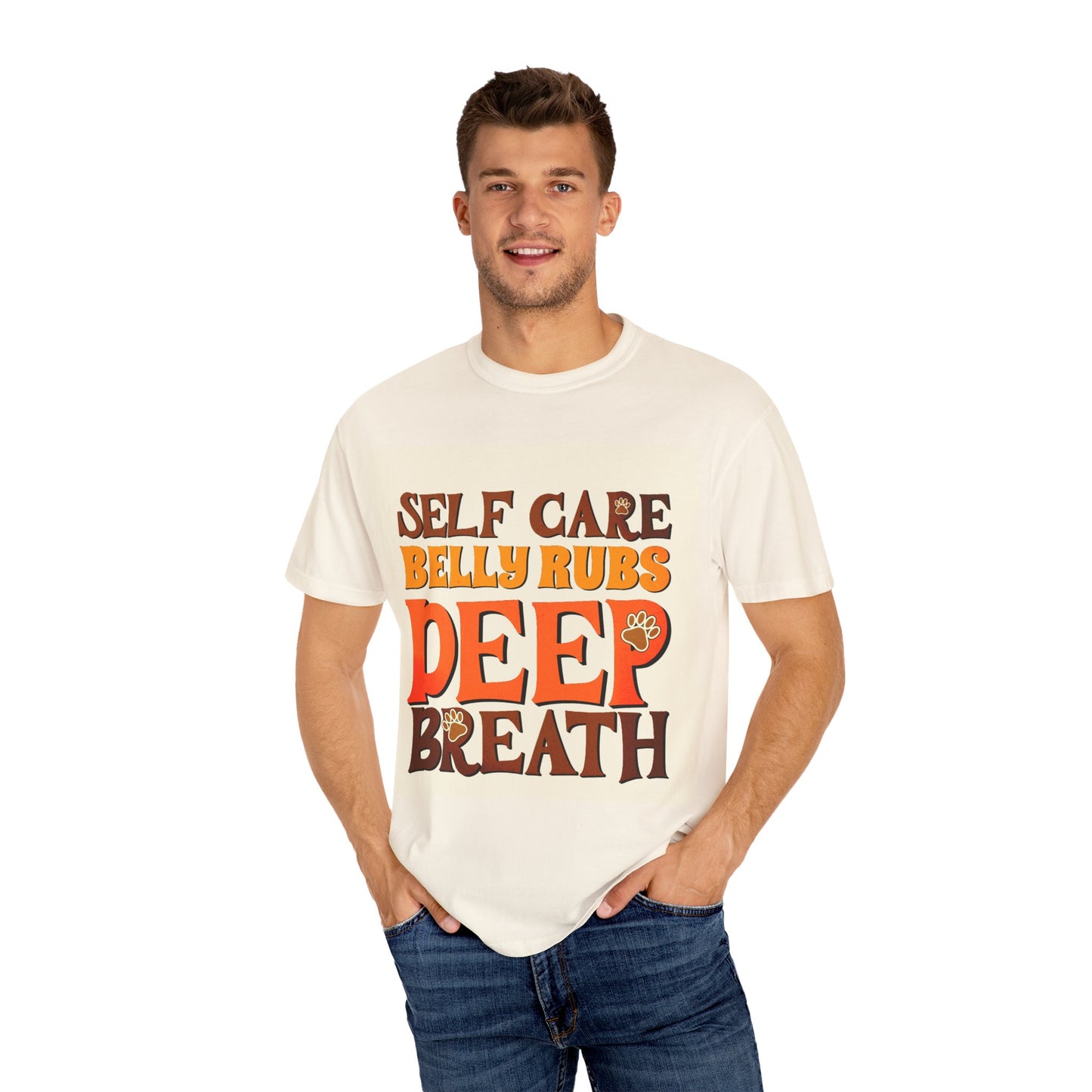 Self Care Belly Rubs Unisex Garment-Dyed T-Shirt