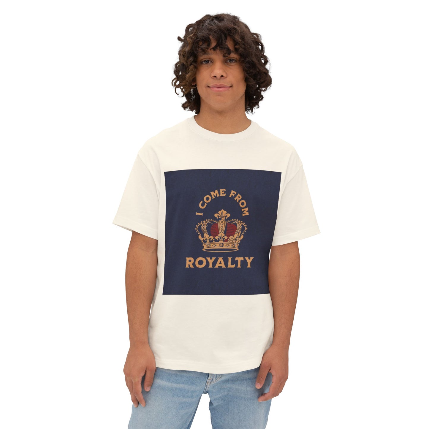 Royalty Oversized Tee - 'I come from royalty'