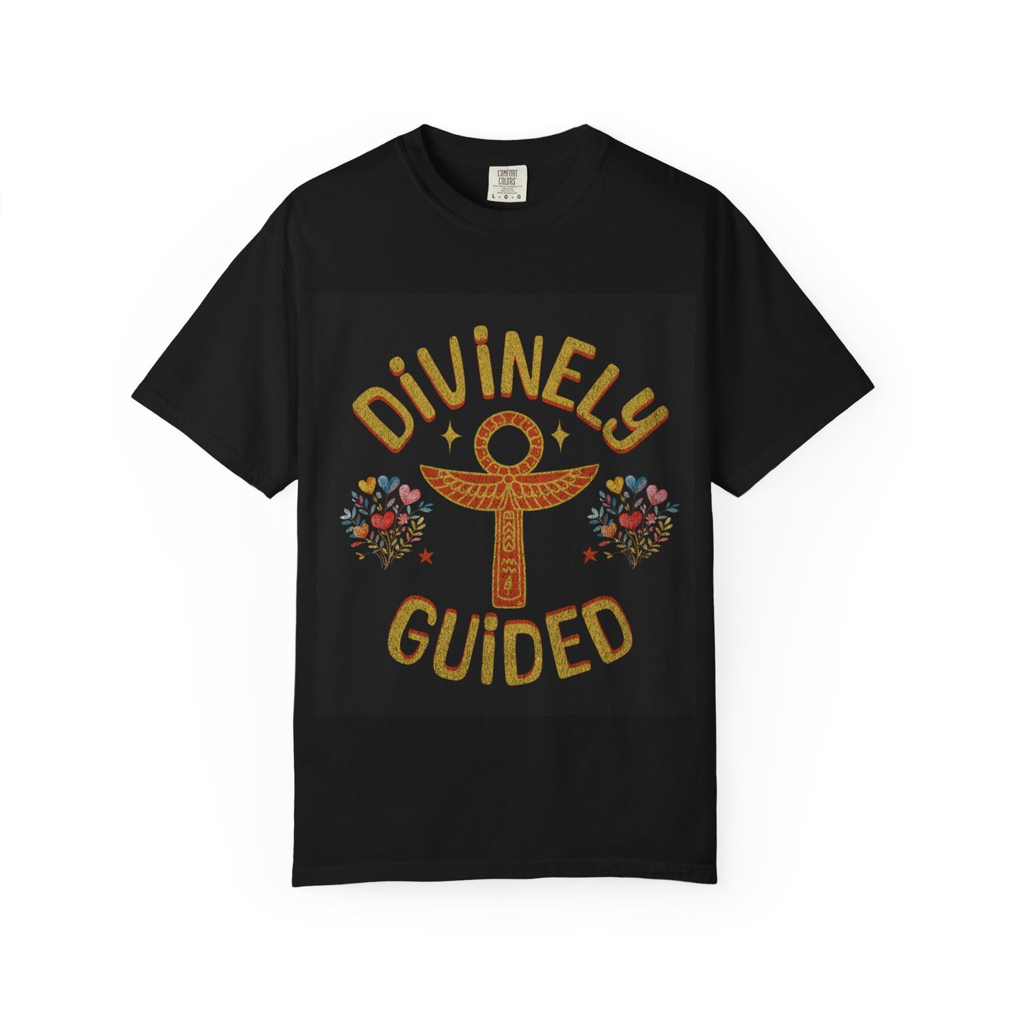 Divinely Guided Unisex Garment-Dyed T-Shirt - Spiritual & Inspirational Apparel