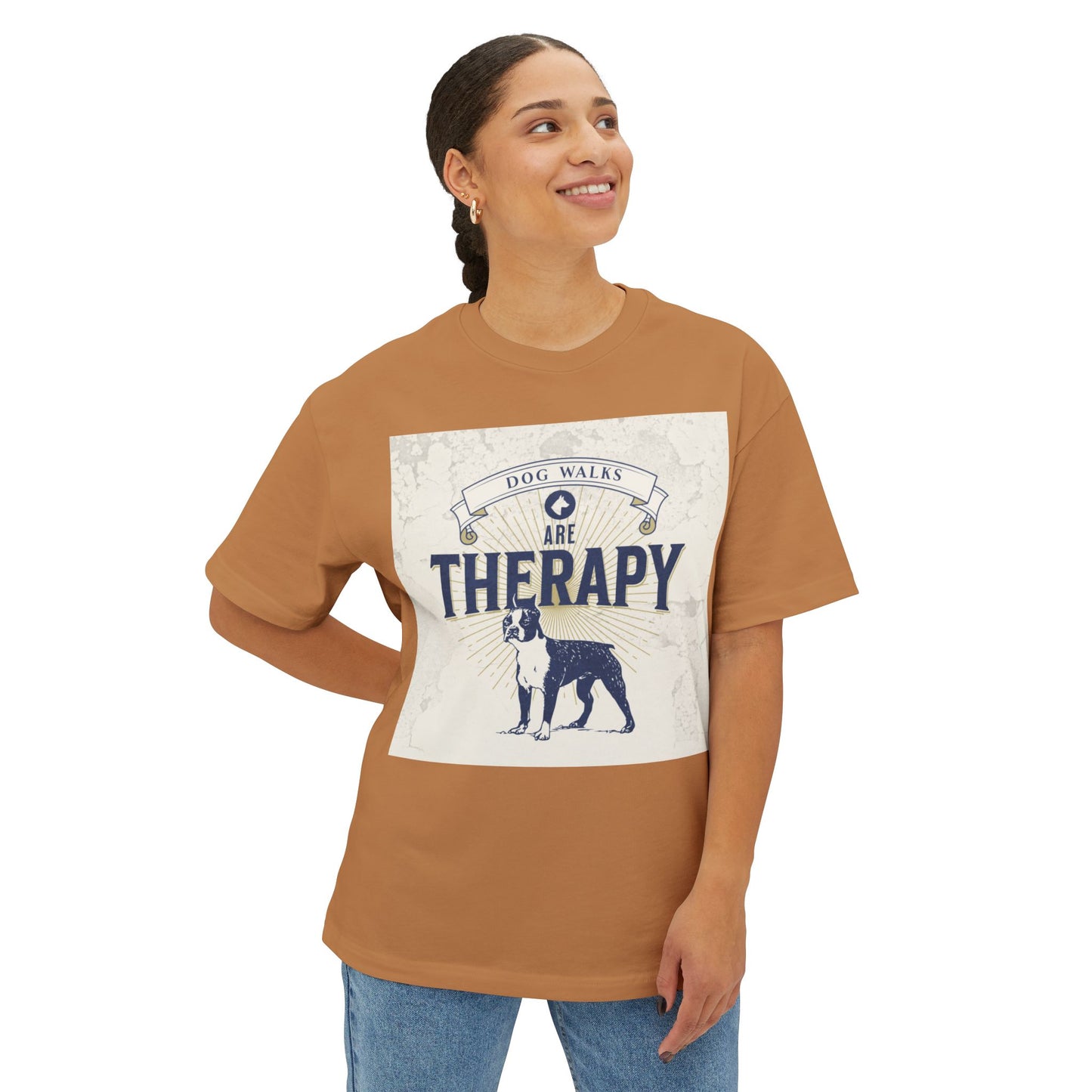 Oversized Tee - Dog Walk Therapy Design