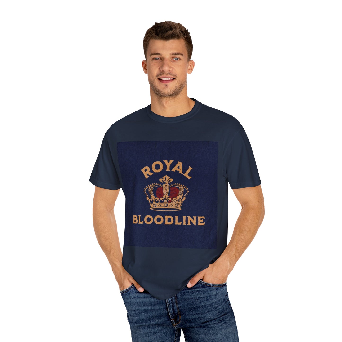 Royal Bloodline Unisex Garment-Dyed T-Shirt - Casual Luxury Fit