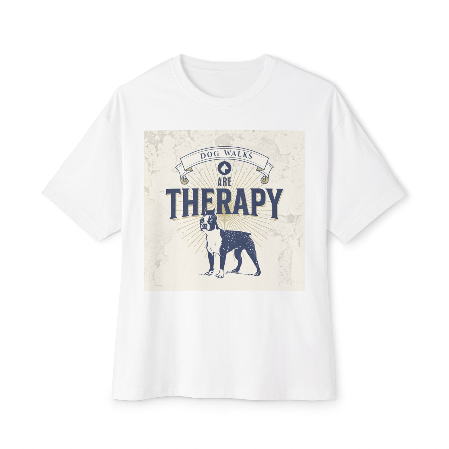 Oversized Tee - Dog Walk Therapy Design