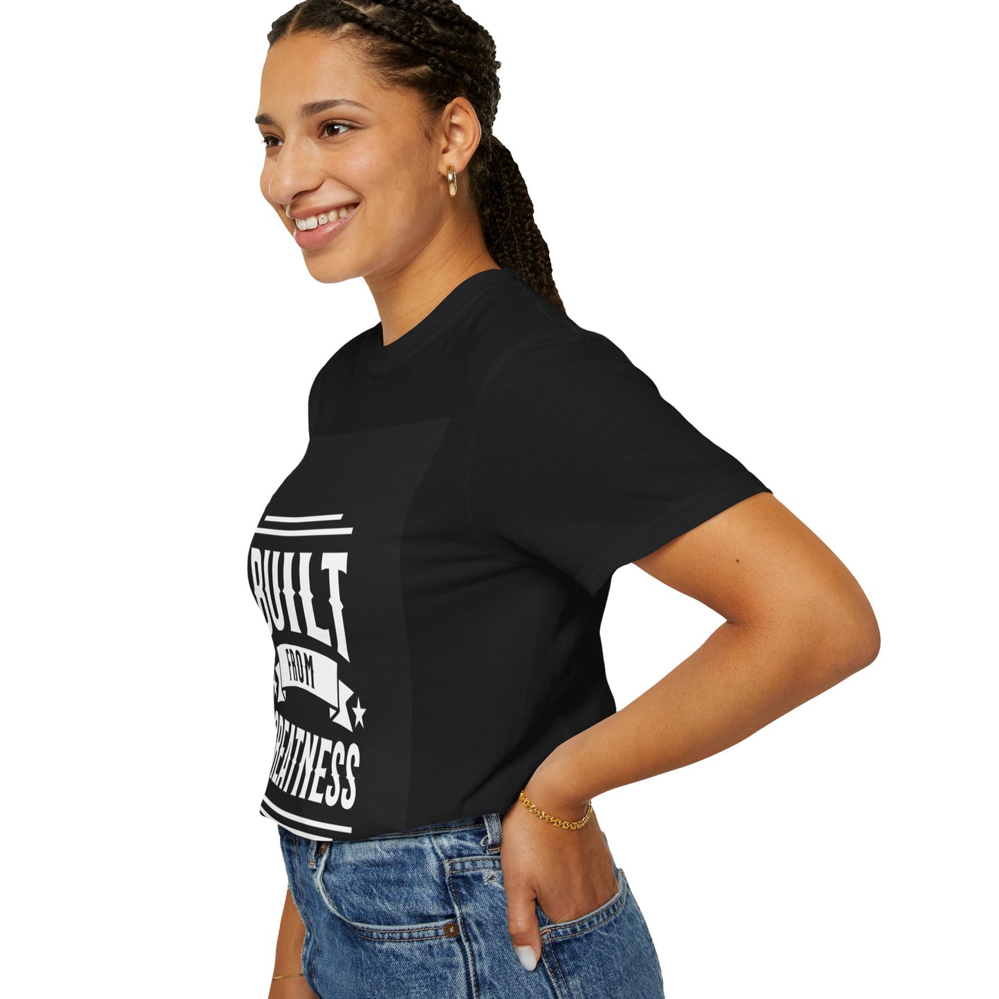 Unisex Built from Greatness T-Shirt - Inspirational Graphic Tee