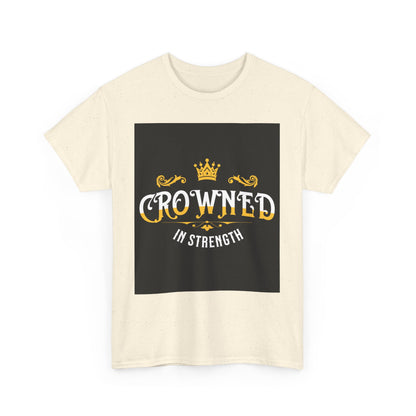Crowned Strength Tee | Inspirational Cotton T-Shirt, Unisex Casual Wear, Gift for Strength Celebrations, Empowering Quote Tee, [...]