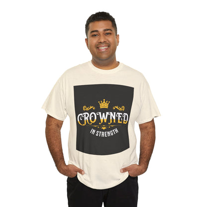 Crowned Strength Tee | Inspirational Cotton T-Shirt, Unisex Casual Wear, Gift for Strength Celebrations, Empowering Quote Tee, [...]
