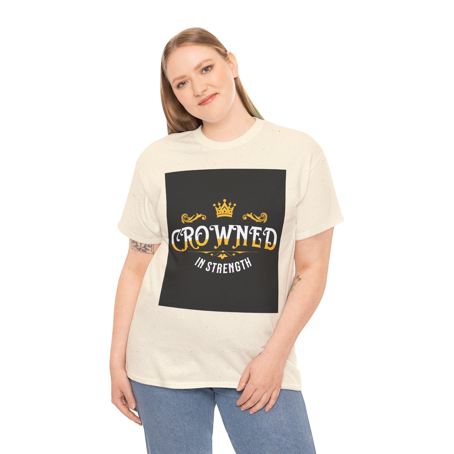 Crowned Strength Tee | Inspirational Cotton T-Shirt, Unisex Casual Wear, Gift for Strength Celebrations, Empowering Quote Tee, [...]