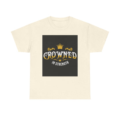Crowned Strength Tee | Inspirational Cotton T-Shirt, Unisex Casual Wear, Gift for Strength Celebrations, Empowering Quote Tee, [...]