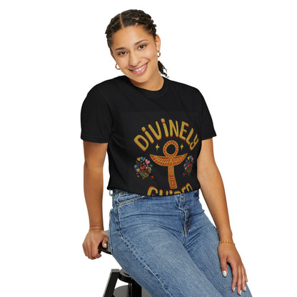 Divinely Guided Unisex Garment-Dyed T-Shirt - Spiritual & Inspirational Apparel