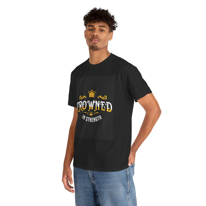 Crowned Strength Tee | Inspirational Cotton T-Shirt, Unisex Casual Wear, Gift for Strength Celebrations, Empowering Quote Tee, [...]