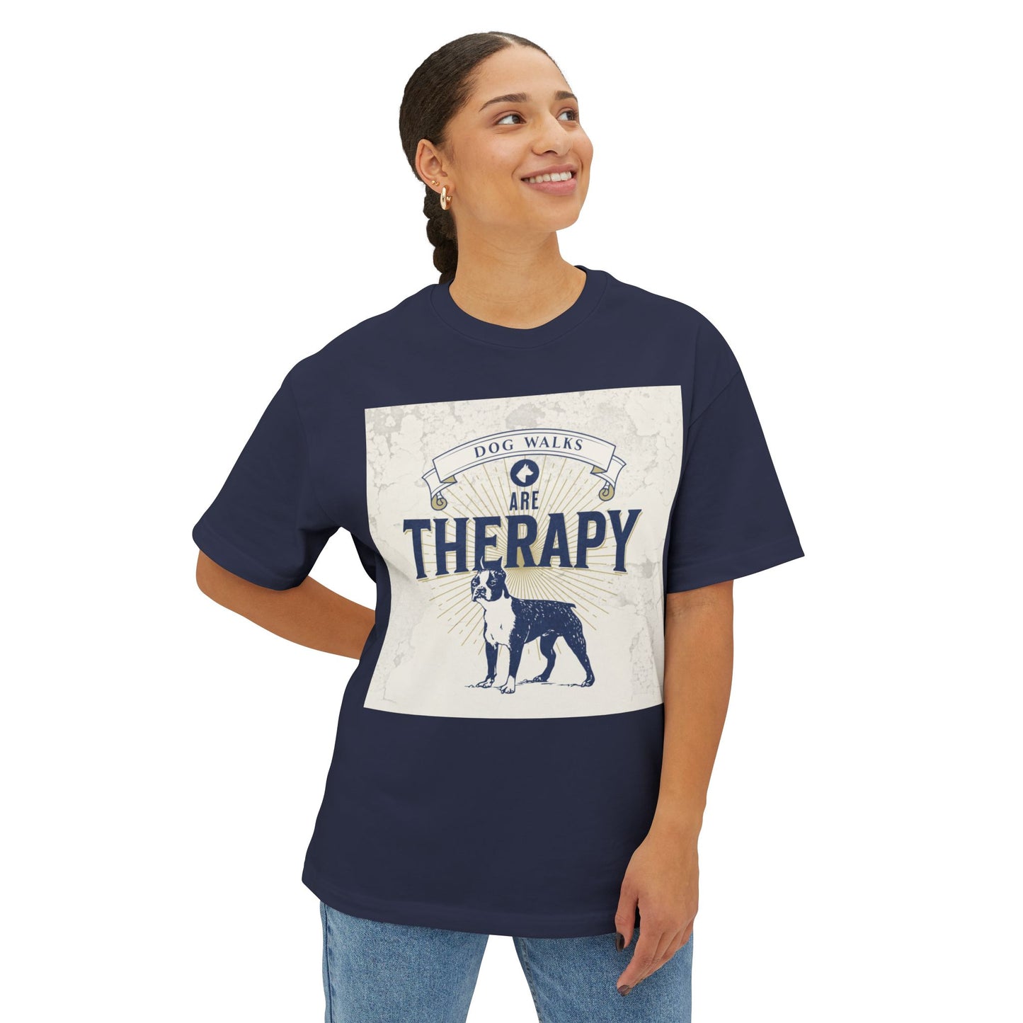 Oversized Tee - Dog Walk Therapy Design