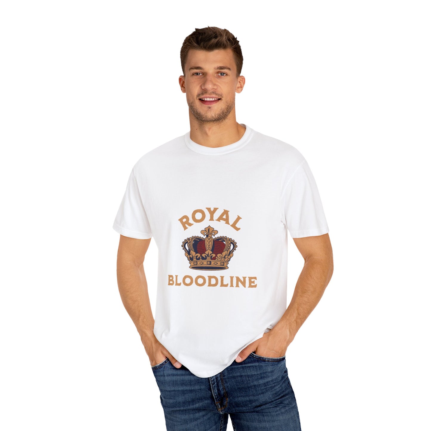Royal Bloodline Unisex Garment-Dyed T-Shirt - Casual Luxury Fit