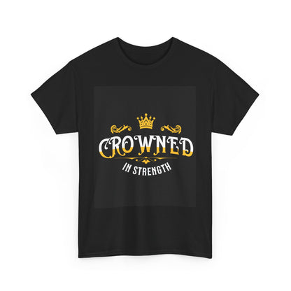 Crowned Strength Tee | Inspirational Cotton T-Shirt, Unisex Casual Wear, Gift for Strength Celebrations, Empowering Quote Tee, [...]