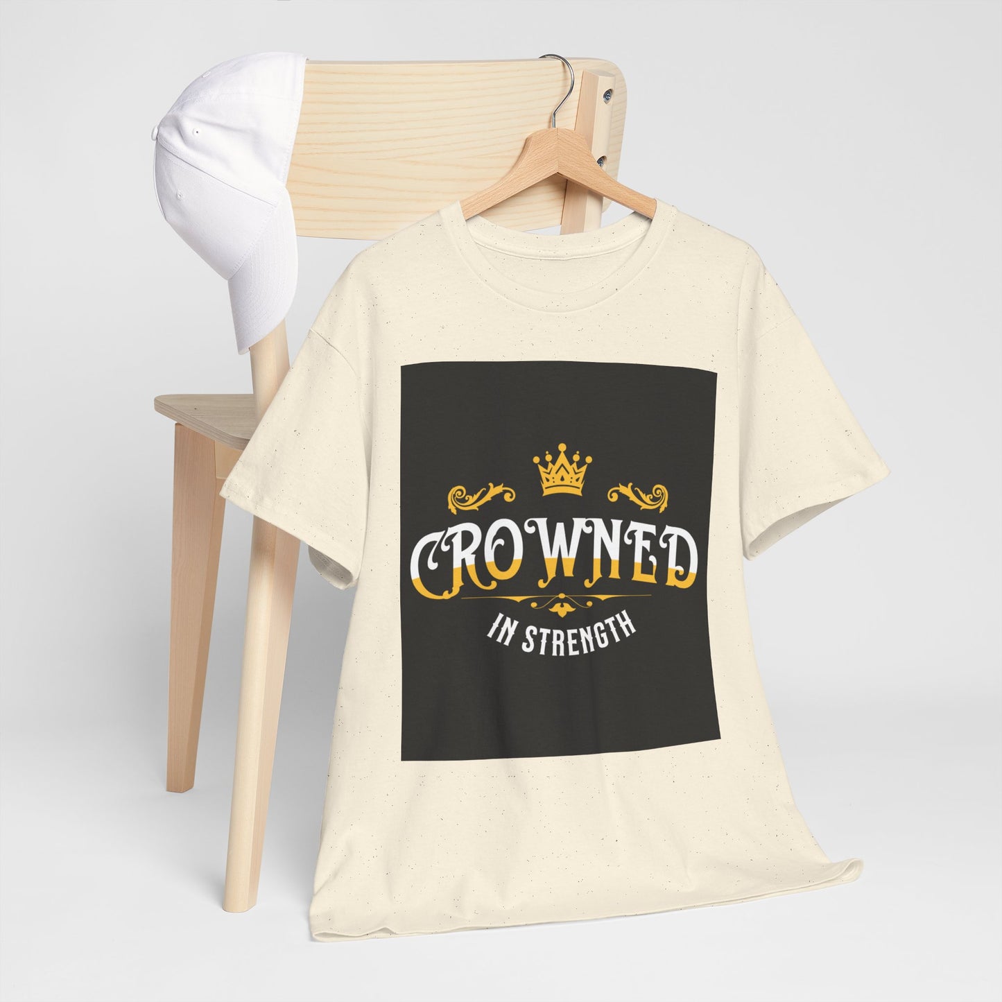 Crowned Strength Tee | Inspirational Cotton T-Shirt, Unisex Casual Wear, Gift for Strength Celebrations, Empowering Quote Tee, [...]