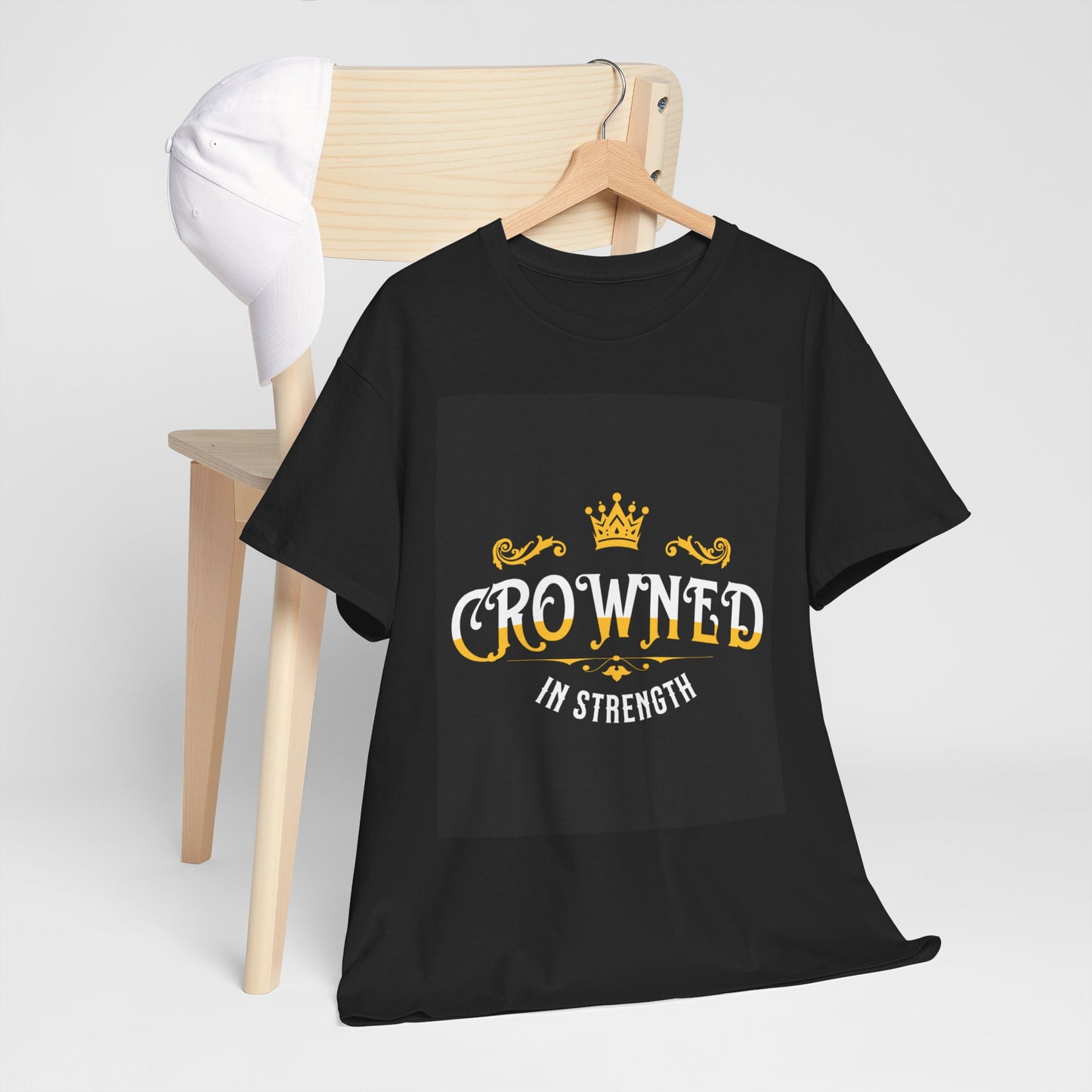 Crowned Strength Tee | Inspirational Cotton T-Shirt, Unisex Casual Wear, Gift for Strength Celebrations, Empowering Quote Tee, [...]