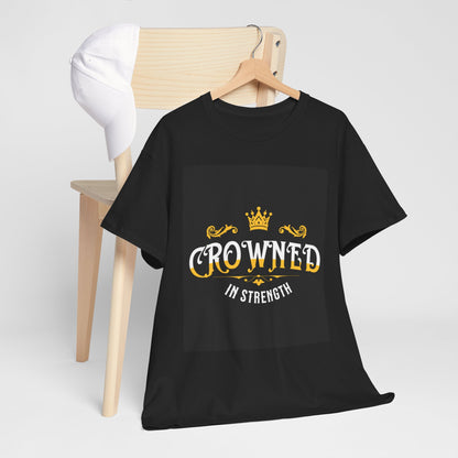 Crowned Strength Tee | Inspirational Cotton T-Shirt, Unisex Casual Wear, Gift for Strength Celebrations, Empowering Quote Tee, [...]