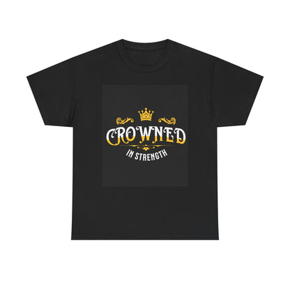 Crowned Strength Tee | Inspirational Cotton T-Shirt, Unisex Casual Wear, Gift for Strength Celebrations, Empowering Quote Tee, [...]