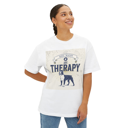 Oversized Tee - Dog Walk Therapy Design